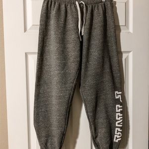 Grey sweats, PINK, Size L
